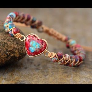 Handmade Jasper stone bracelet